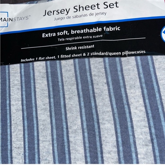 NWT, Mainstays, Jersey Sheet Set, Size FULL
In a drawstring bag - Picture 4 of 4